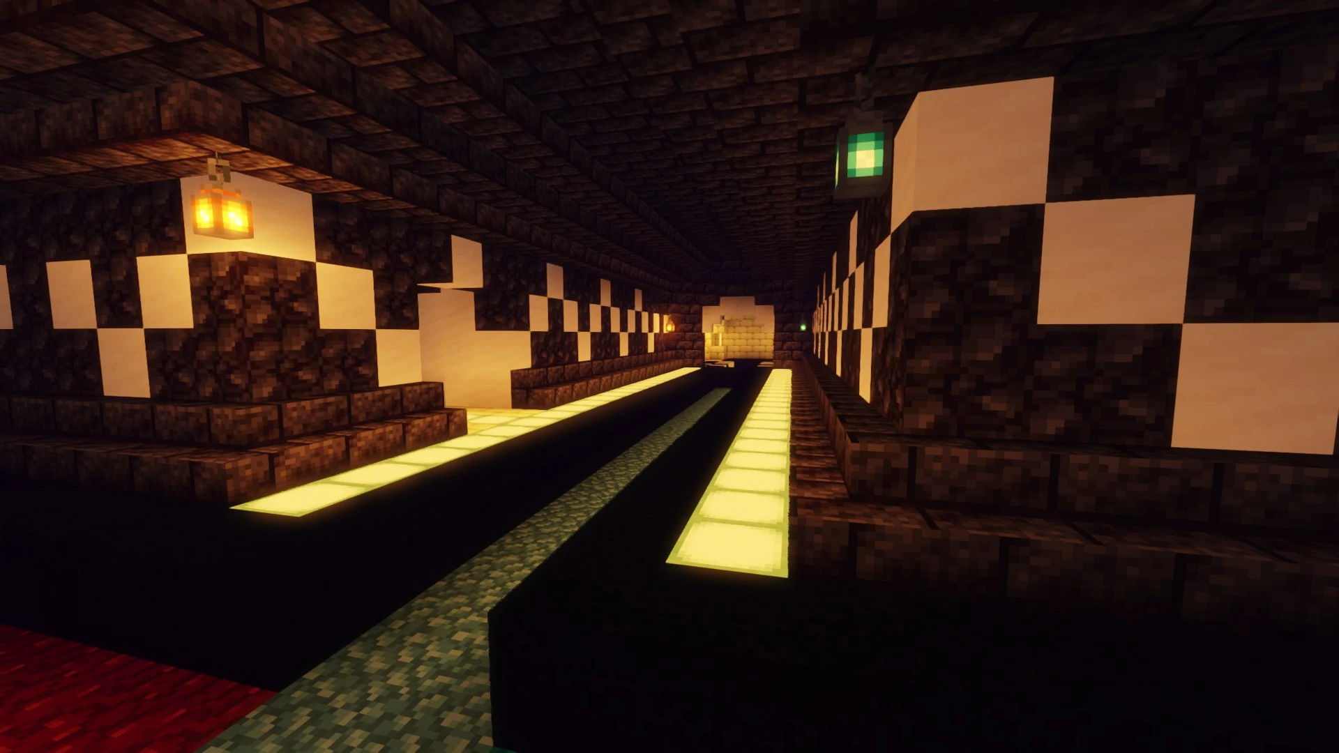 The hallways on the pixelfest server