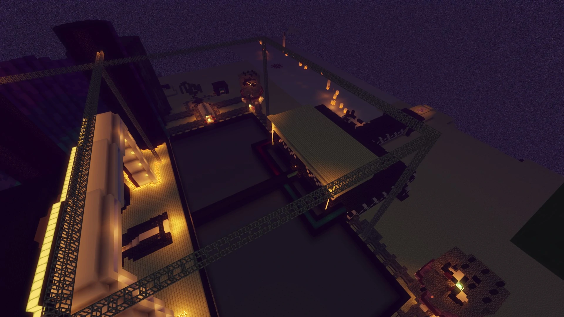 A picture of the full map from above on pixelfest